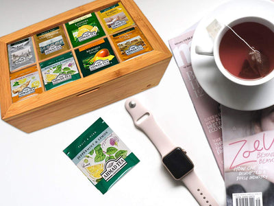 Tea Bags Sampler Assortment Bamboo (60 Count)