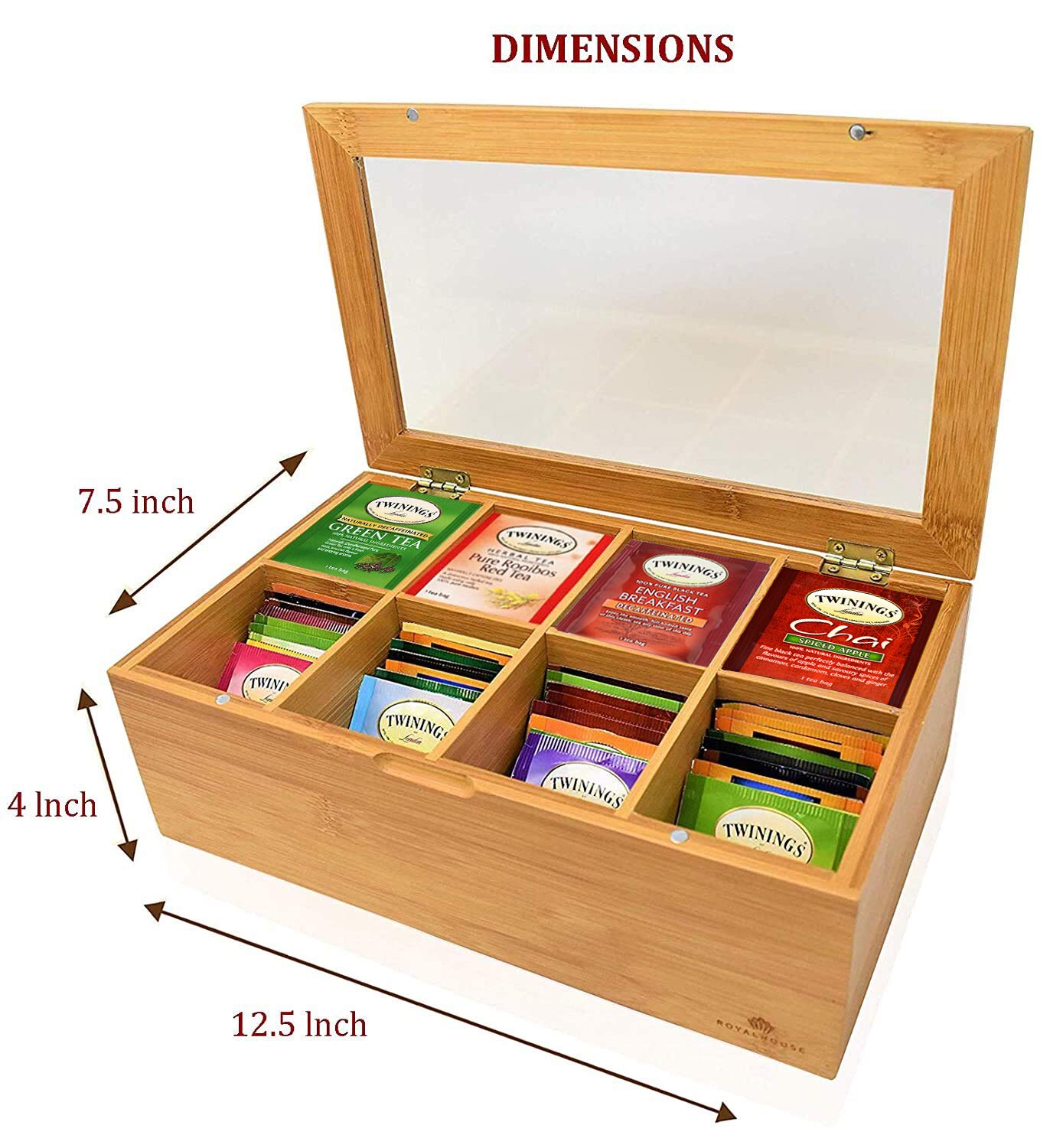 Twinings Tea Bags Sampler Assortment Box - 80 COUNT