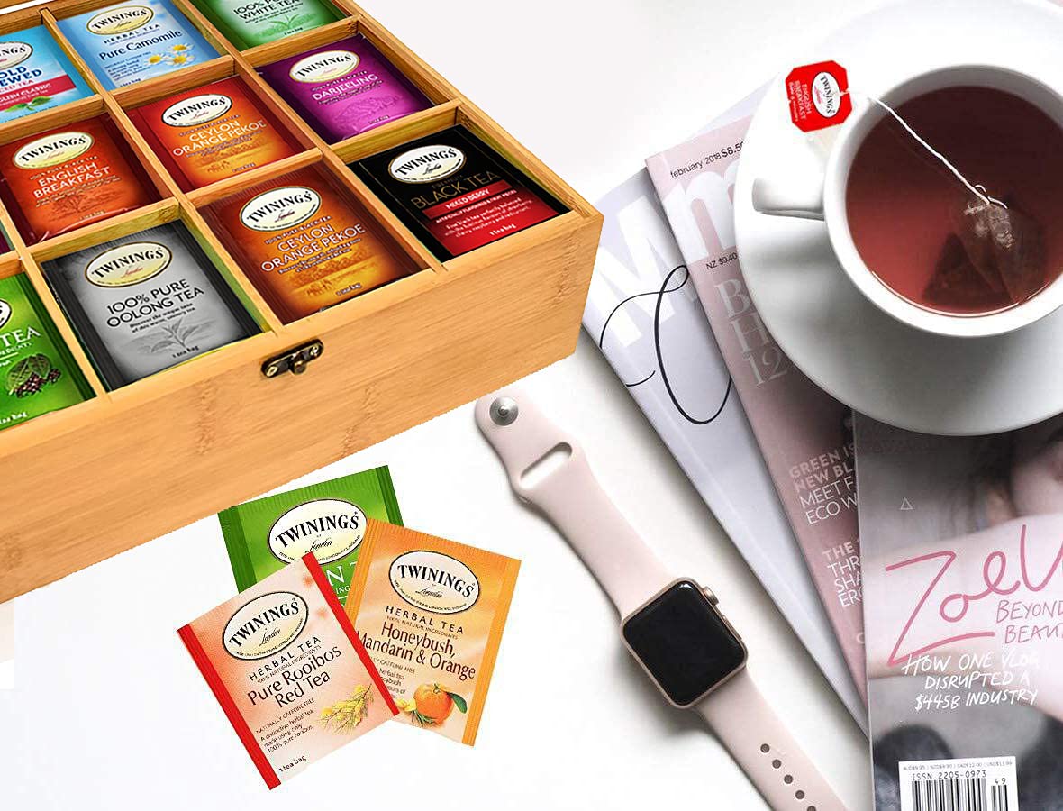 Assorted Sampler Box Twinings Tea Bags Sampler Assortment Box - 120 COUNT – Eva's Gift Universe
